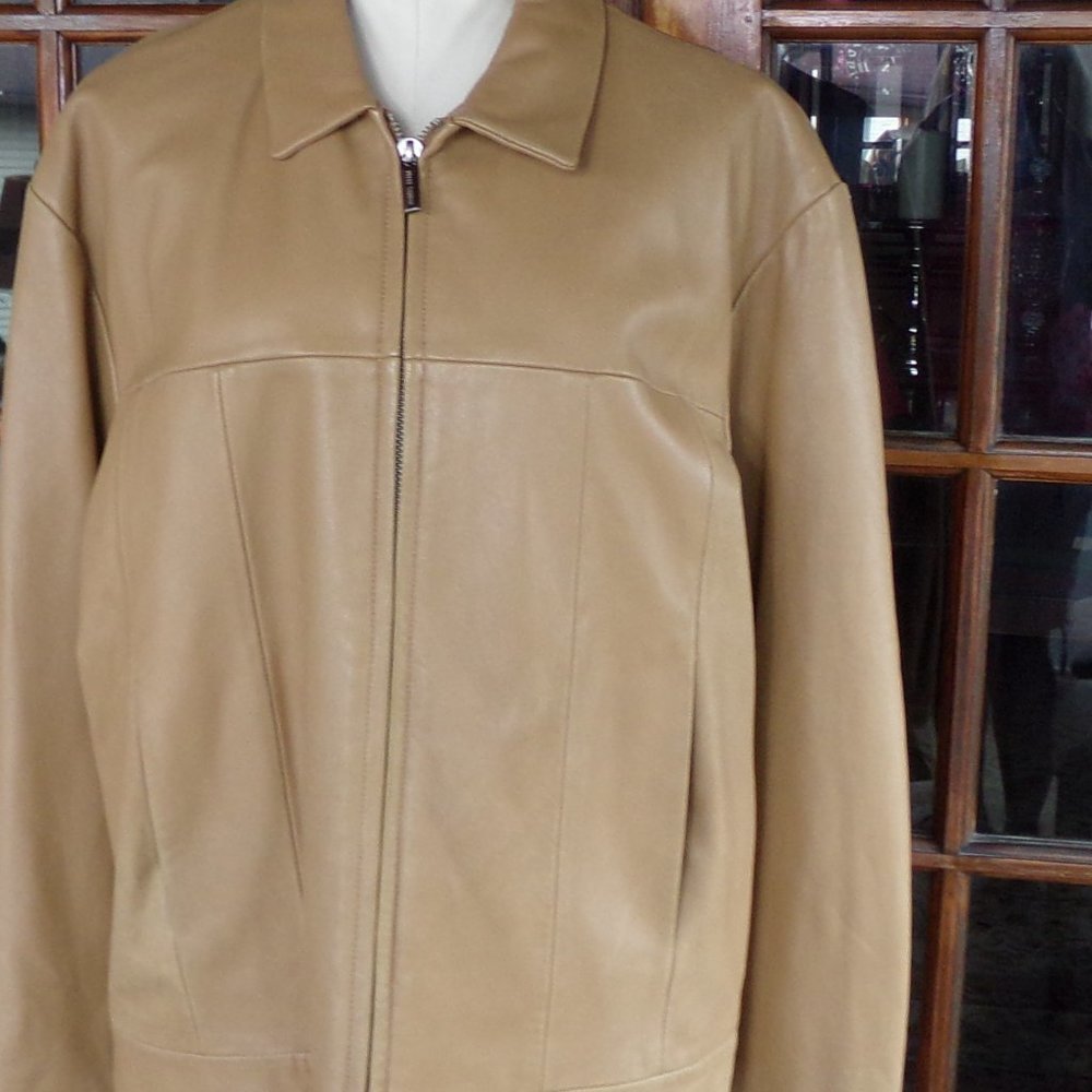 WILSON LEATHER TAN JACKET - Picture 4 of 9